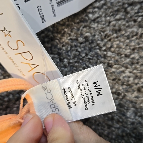 Orange Triangle Bikini Top - Picture 3 of 4